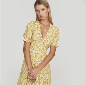 Faithful The Brand Yellow Floral Dress